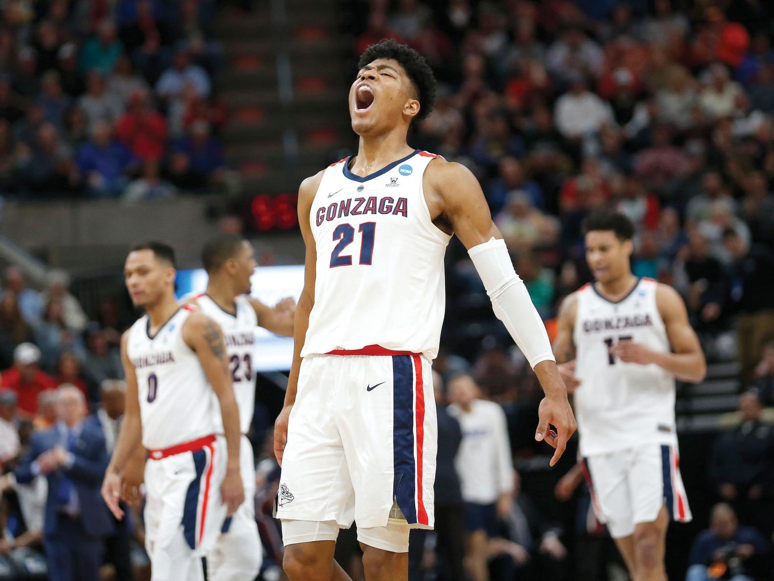 Gonzaga Men S Basketball Has No Trouble In Ncaa Tournament Opener