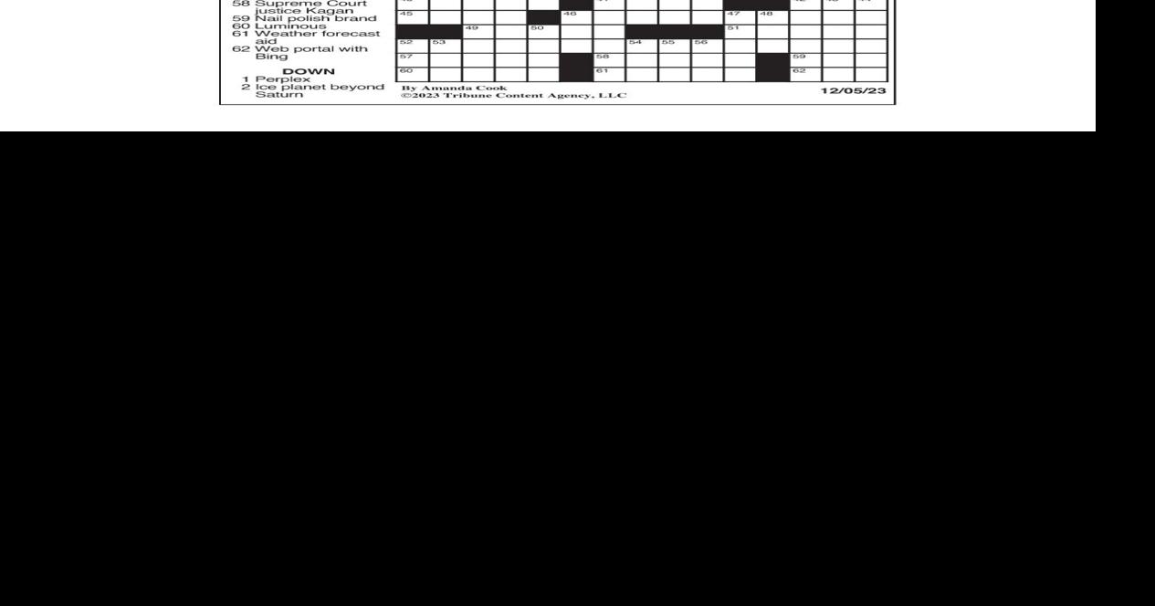 LA Times Crossword: Dec 5 2023 Crosswords yakimaherald com