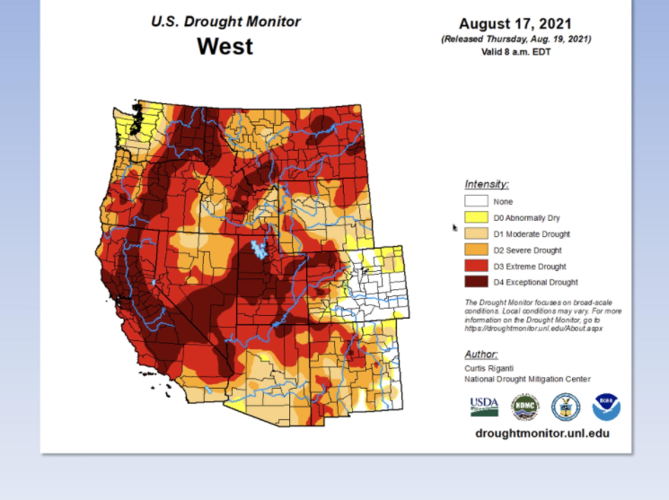 Drought persists in Pacific Northwest, though it's not as severe as ...