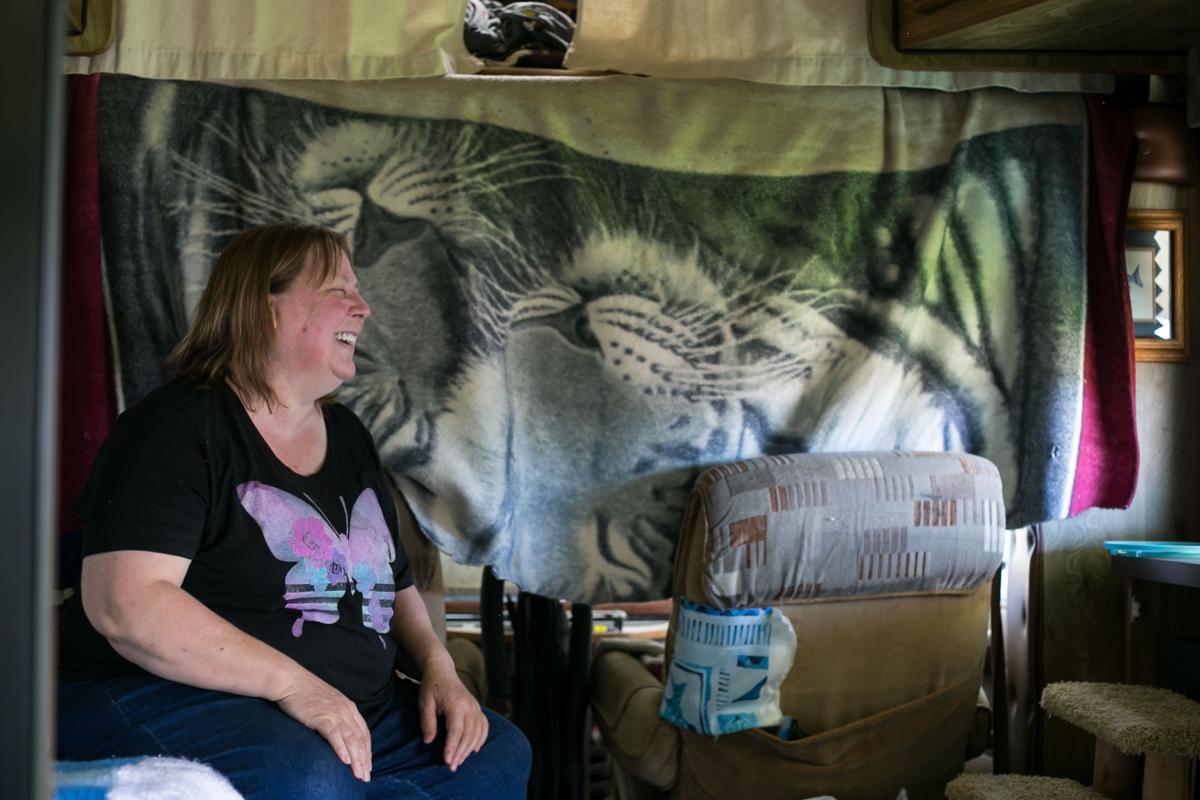 One Step Up From Living On The Streets Rvs Give People Shelter