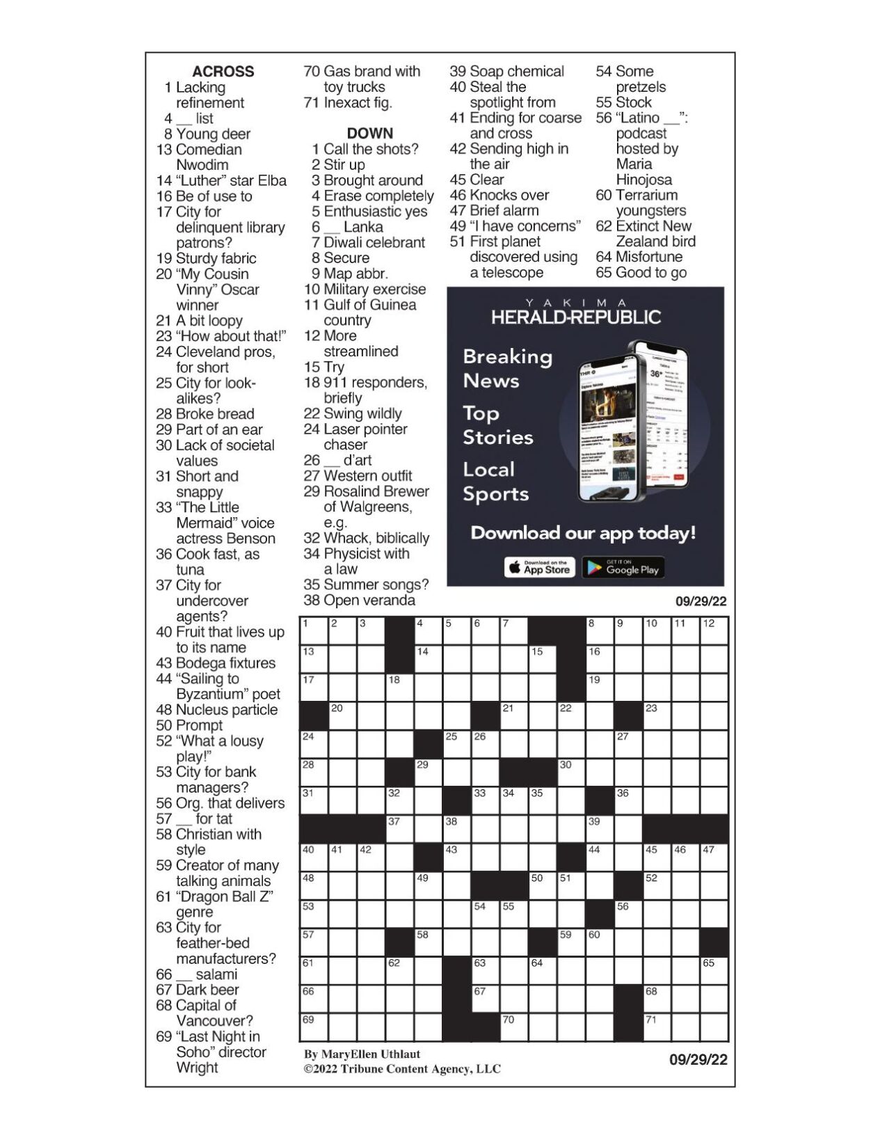 La Times Crossword Corner - 1tjazi9