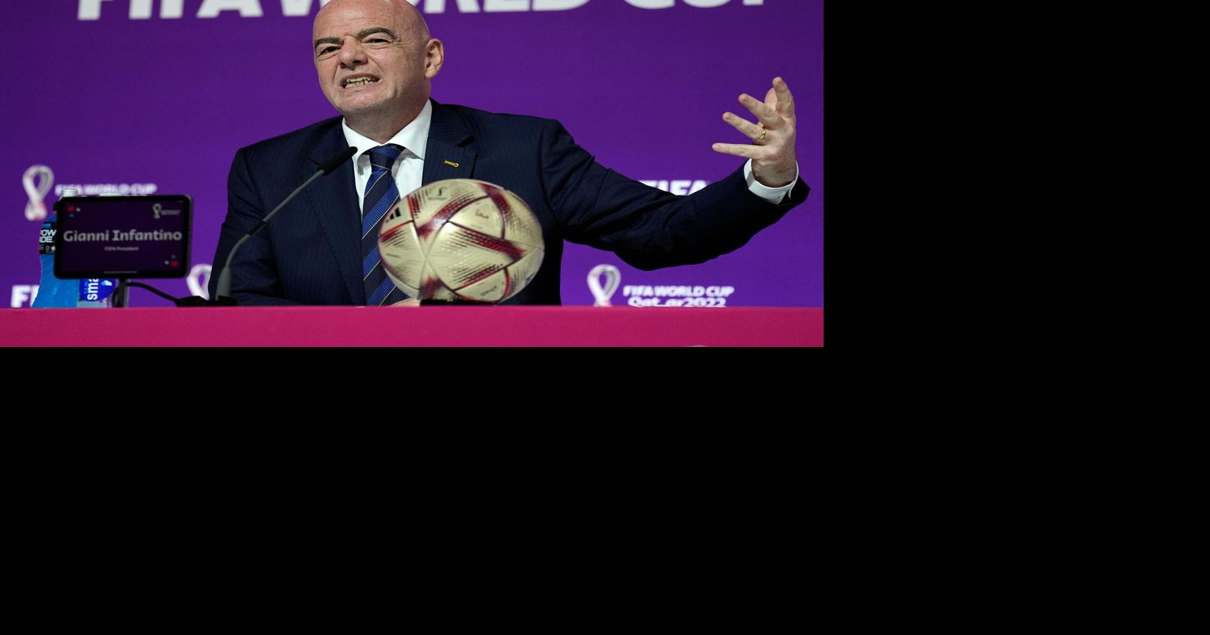 FIFA accuses European body UEFA of 'smear campaign' in filing related to World Cup sell-off plan FIFA has accused European soccer body UEFA of a “smear campaign” in a court filing By ANNE M. PETERSON AP Soccer Writer Sep 3, 2026 Sep 3, 2026 Updated 8 mins ago