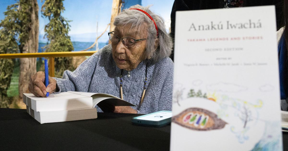 Virginia R Beavert Yakama Nation elder Virginia Beavert celebrates new book and her 101st ...