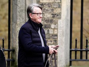 Police in Britain say former ambassador Mandelson released on bail in probe into Epstein ties