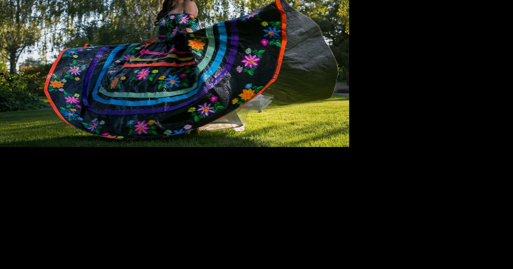Sunnyside student creates prom dress from duct tape inspired by her culture  | Local | yakimaherald.com