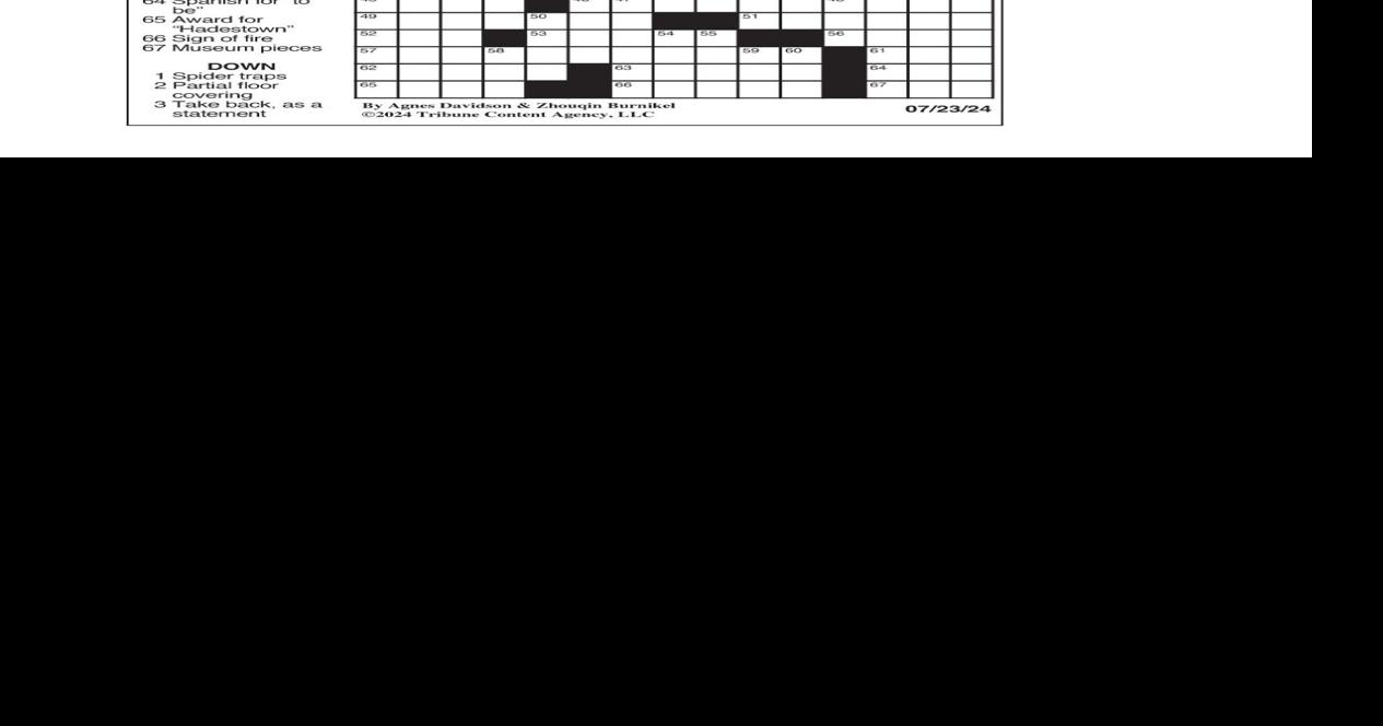 LA Times Crossword July 23, 2024 Crosswords