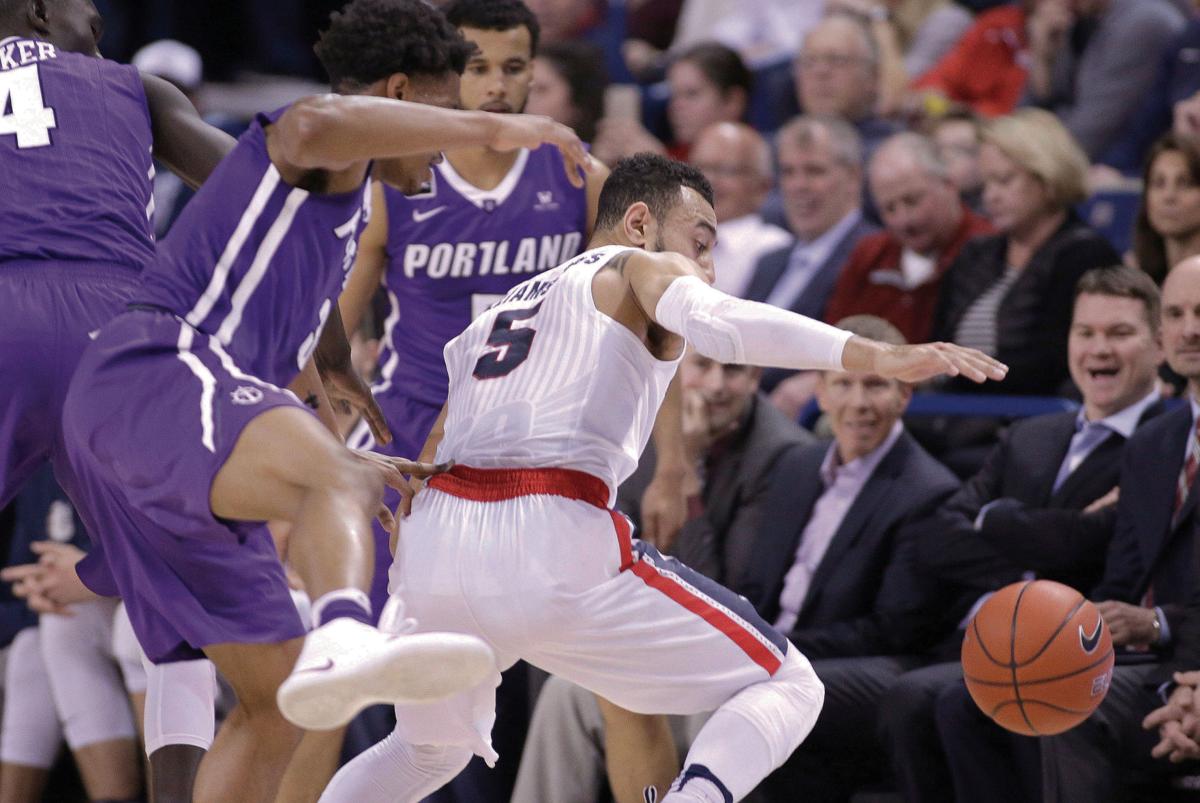 Williams Goss Leads No 4 Gonzaga Over Portland 73 52 College
