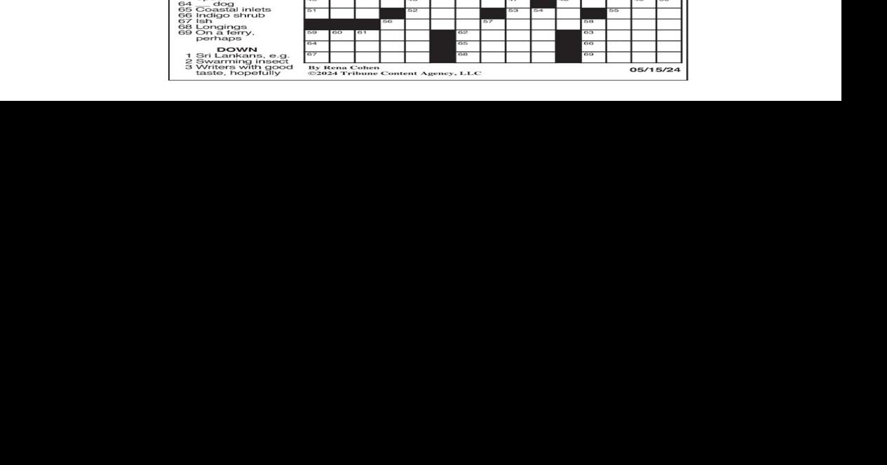 LA Times Crossword: May 15, 2024