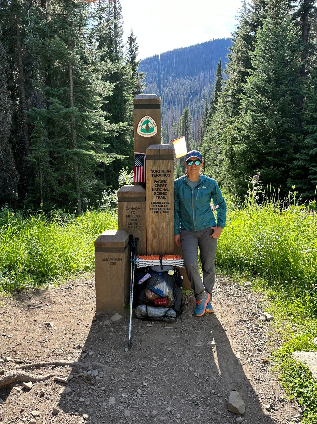 Pct hiking clearance trail