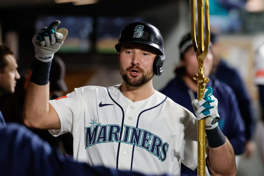 Mariners’ Cal Raleigh out starting lineup again with ‘general soreness ...