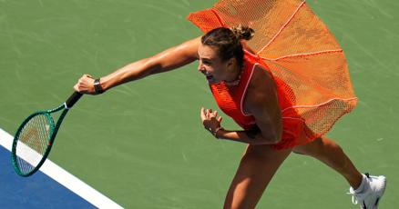 La bicampeon Aryna Sabalenka vence a Camila Osorio en su debut en el US Open