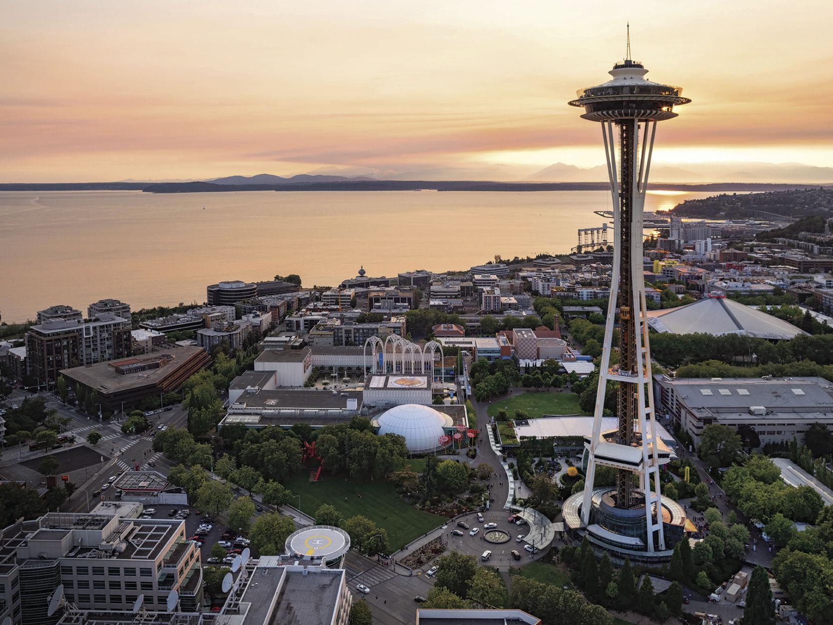 Space Needle Seattle Metal Architecture