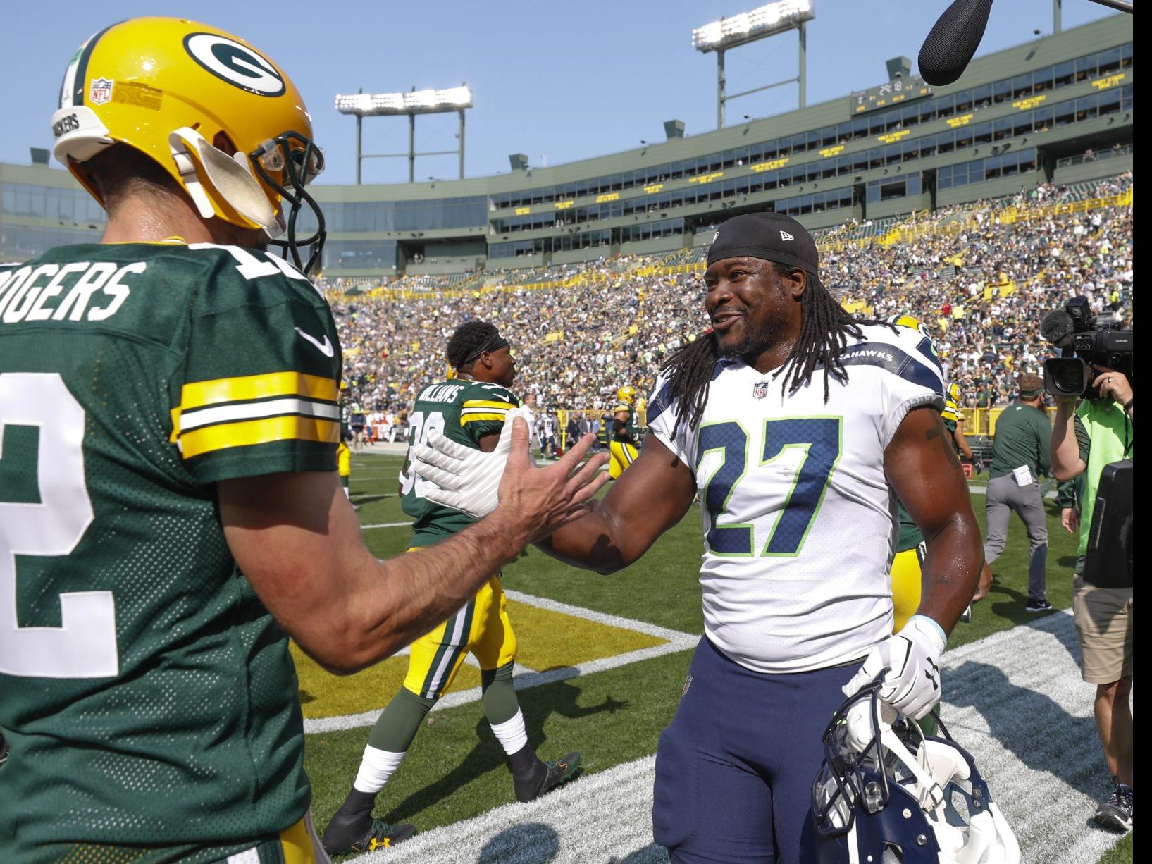 On Eddie Lacy's first day with the Seahawks, look back at his