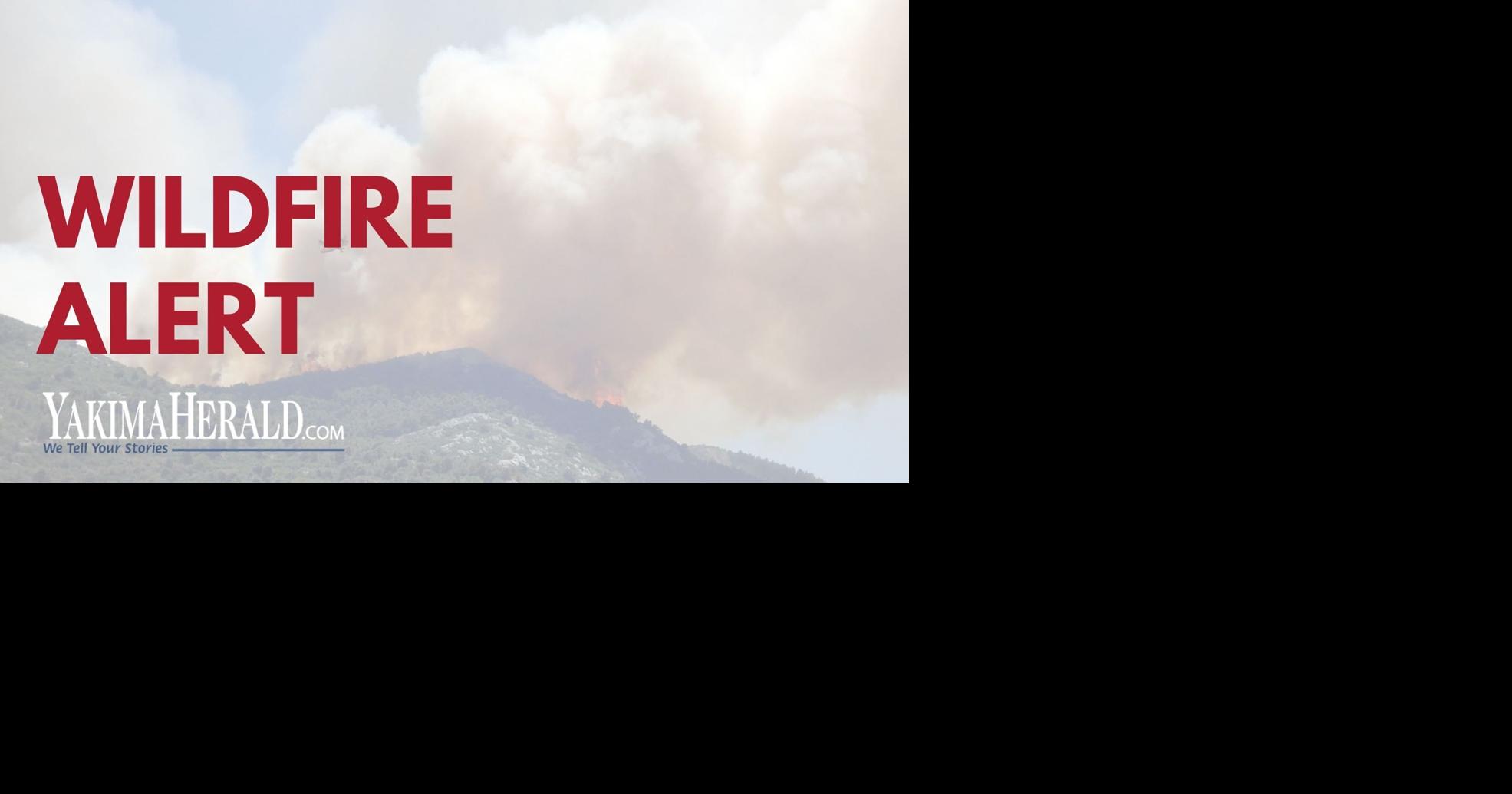 Roza Fire in Yakima River Canyon affecting travel between Selah and Ellensburg