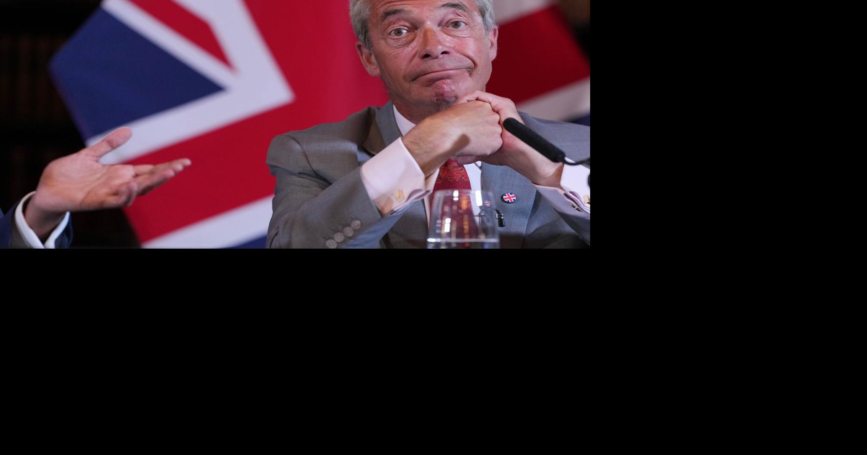For Nigel Farage, success brings new pressures and a showdown with Count Binface Reform UK leader Nigel Farage is running in a special election where his main opponent is a man dressed like a dustbin By JILL LAWLESS Associated Press Aug 11, 2026 Aug 11, 2026 Updated 12 mins ago