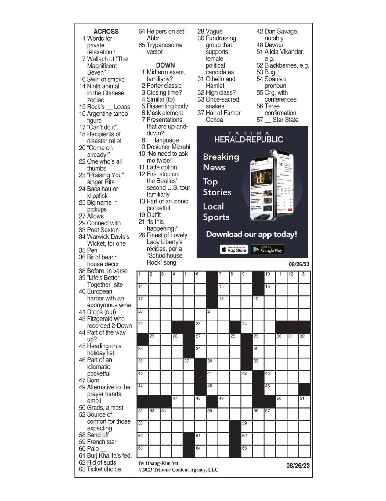 LA Times Crossword 2 Jul 20, Thursday 