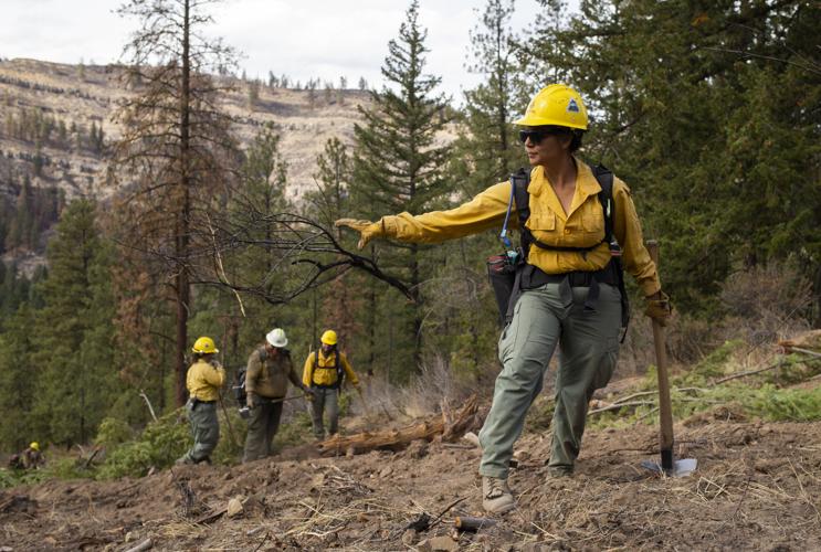 DNR crew member Isabel Casillas