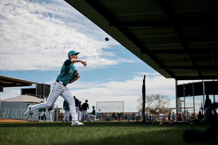 Photos: Seattle Mariners hold spring training Sunday | Mariners ...
