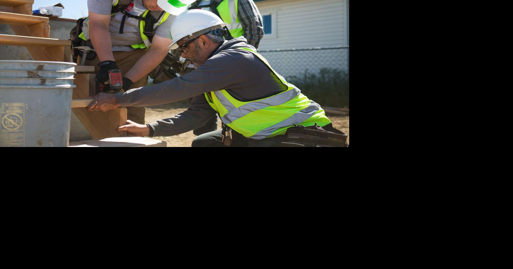 PHOTOS Youth Build students work with Habitat for Humanity News Photos