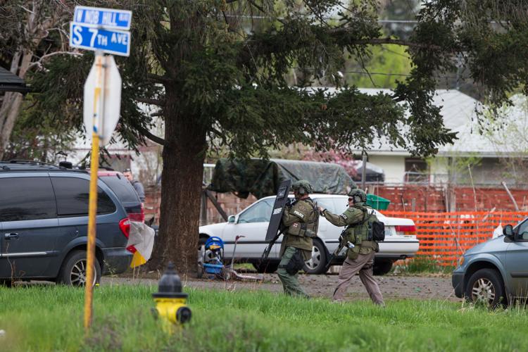 Photos Standoff ends in arrest in Yakima News Photos