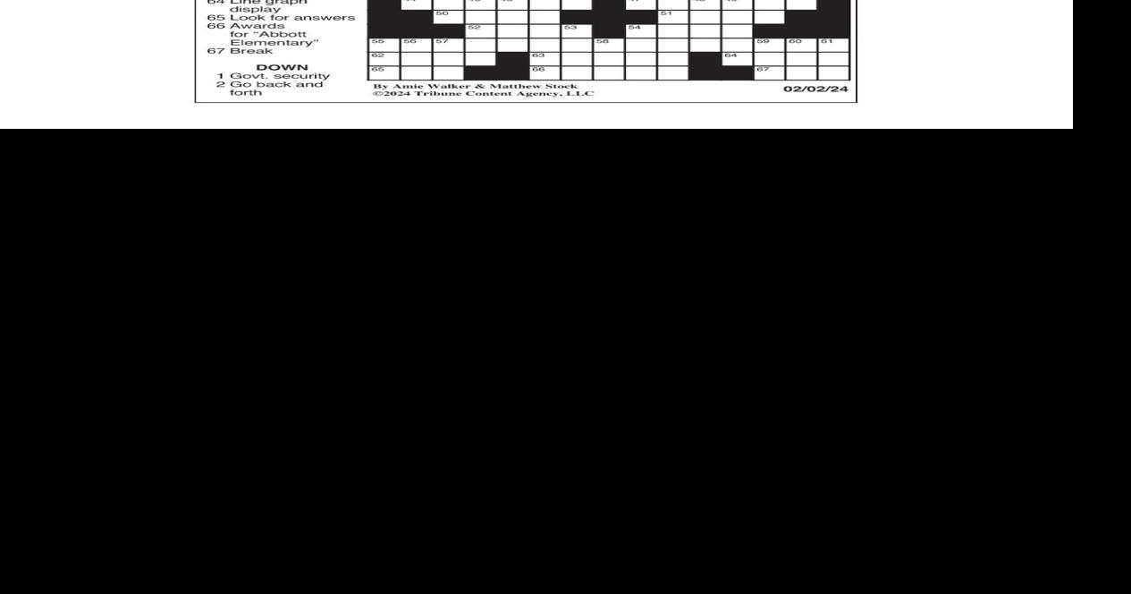 LA Times Crossword: Feb 2 2024 Crosswords yakimaherald com