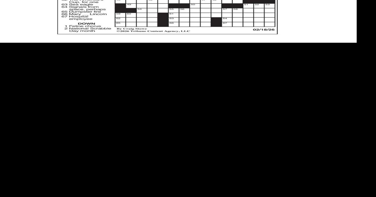 LA Times Crossword: Feb. 18, 2026
