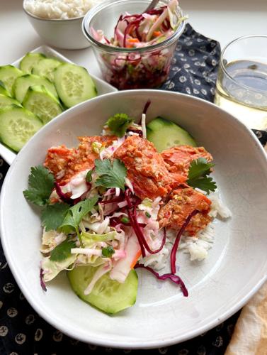 Instant Pot Salmon Rice Bowl Recipe - No. 2 Pencil