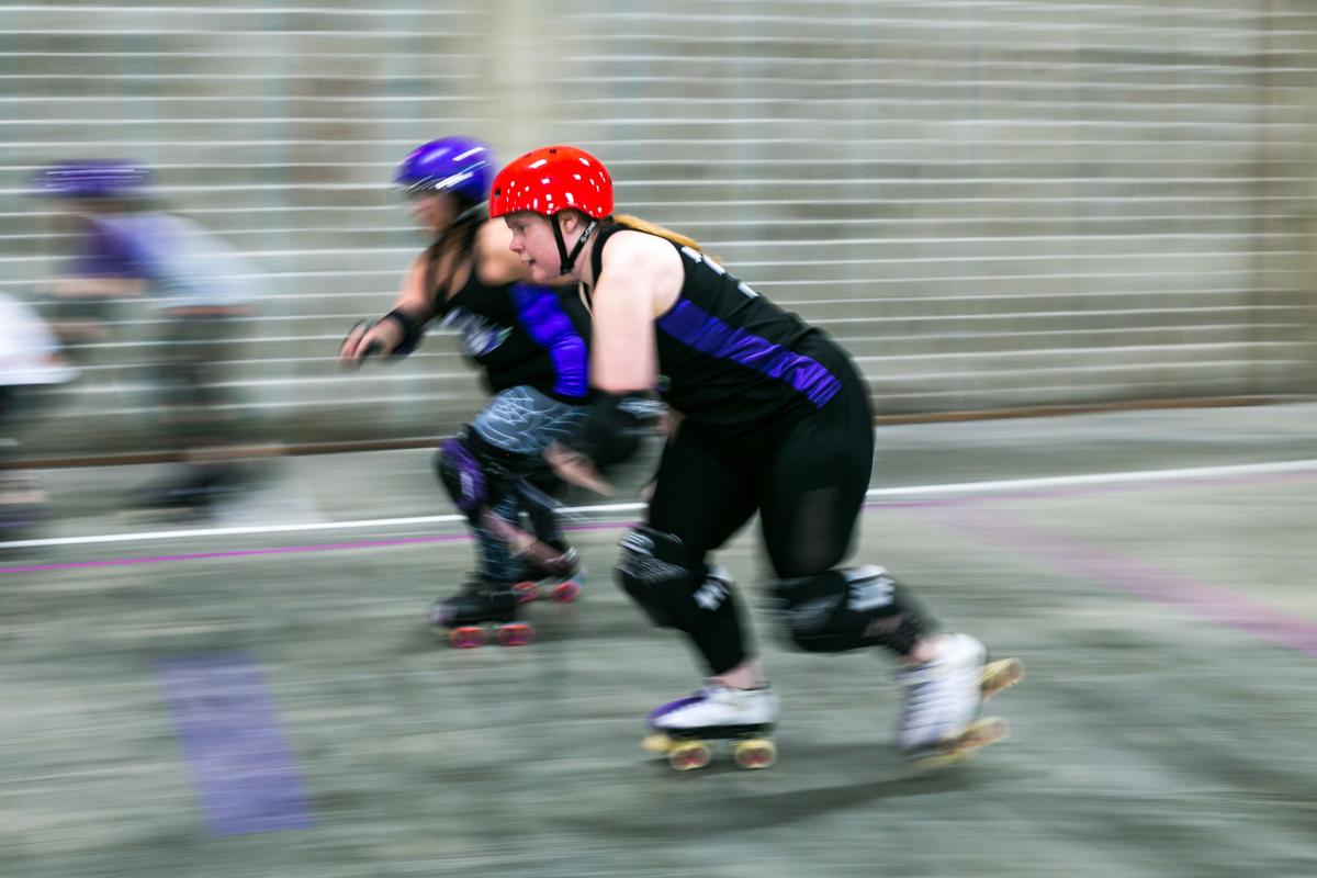 Roller derby! Crushin’ it with the Wine Country Crushers Scene