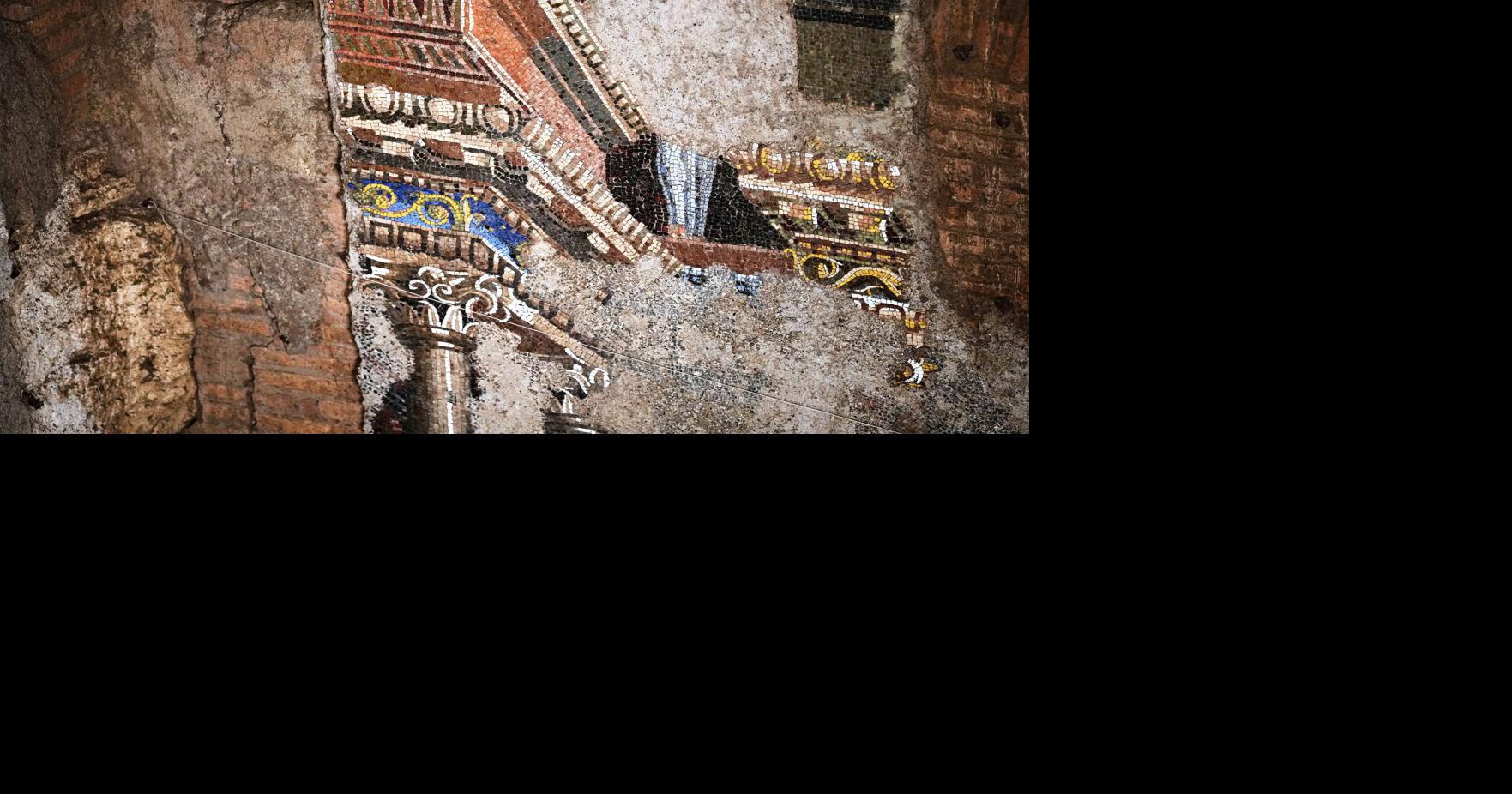 Ancient Rome's biggest fresco and mosaic opens to visitors three decades after discovery Authorities in Rome have unveiled what is believed to be the largest fresco and mosaic complex of ancient Rome By NICOLE WINFIELD Associated Press Sep 8, 2026 6 mins ago