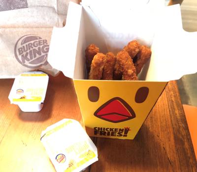Pat Eats Garbage Food Bk Chicken Fries Food