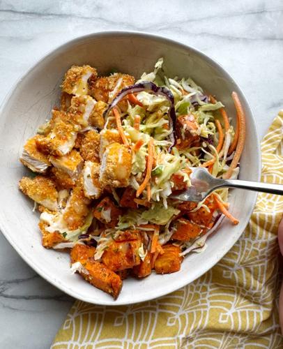 Hot honey chicken bowl