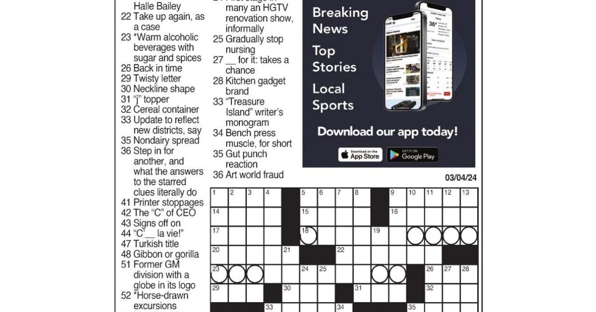 LA Times Crossword March 4, 2025 Crosswords