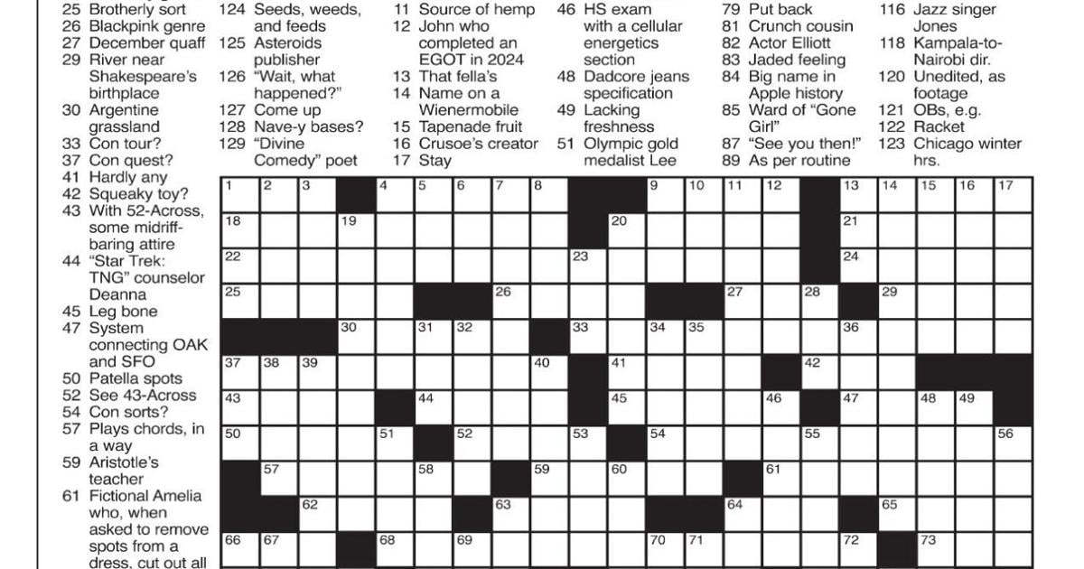 LA Times Crossword March 10, 2025 Crosswords