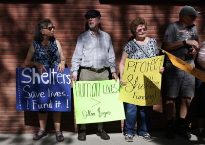 Camp Hope rally
