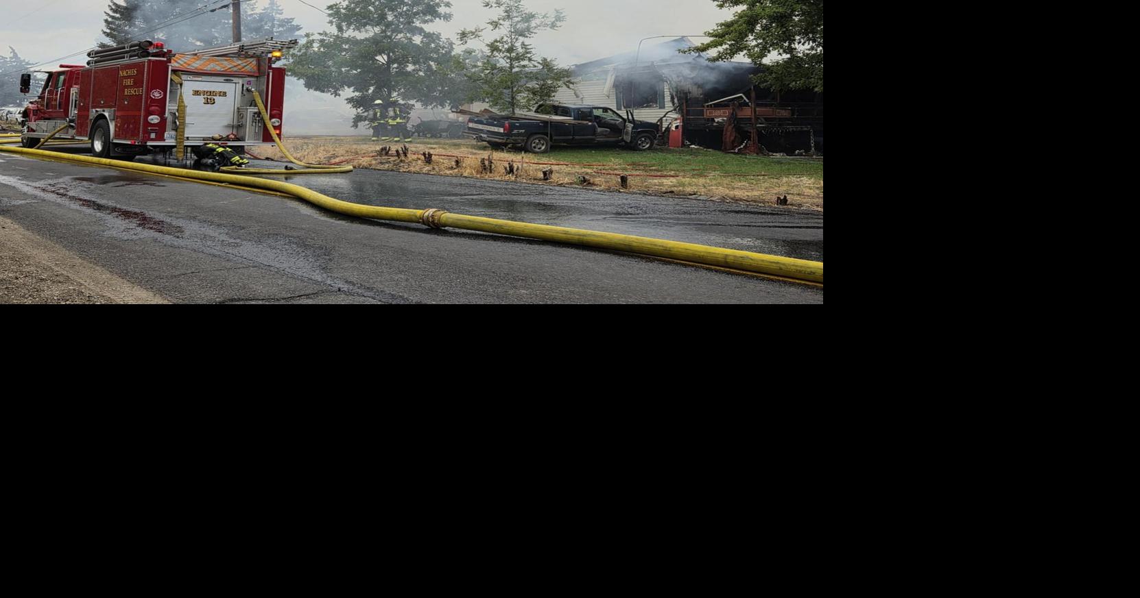 Firefighters battle house fire in Tieton area DONALD W. MEYERS Yakima Herald-Republic Sep 2, 2026 12 mins ago