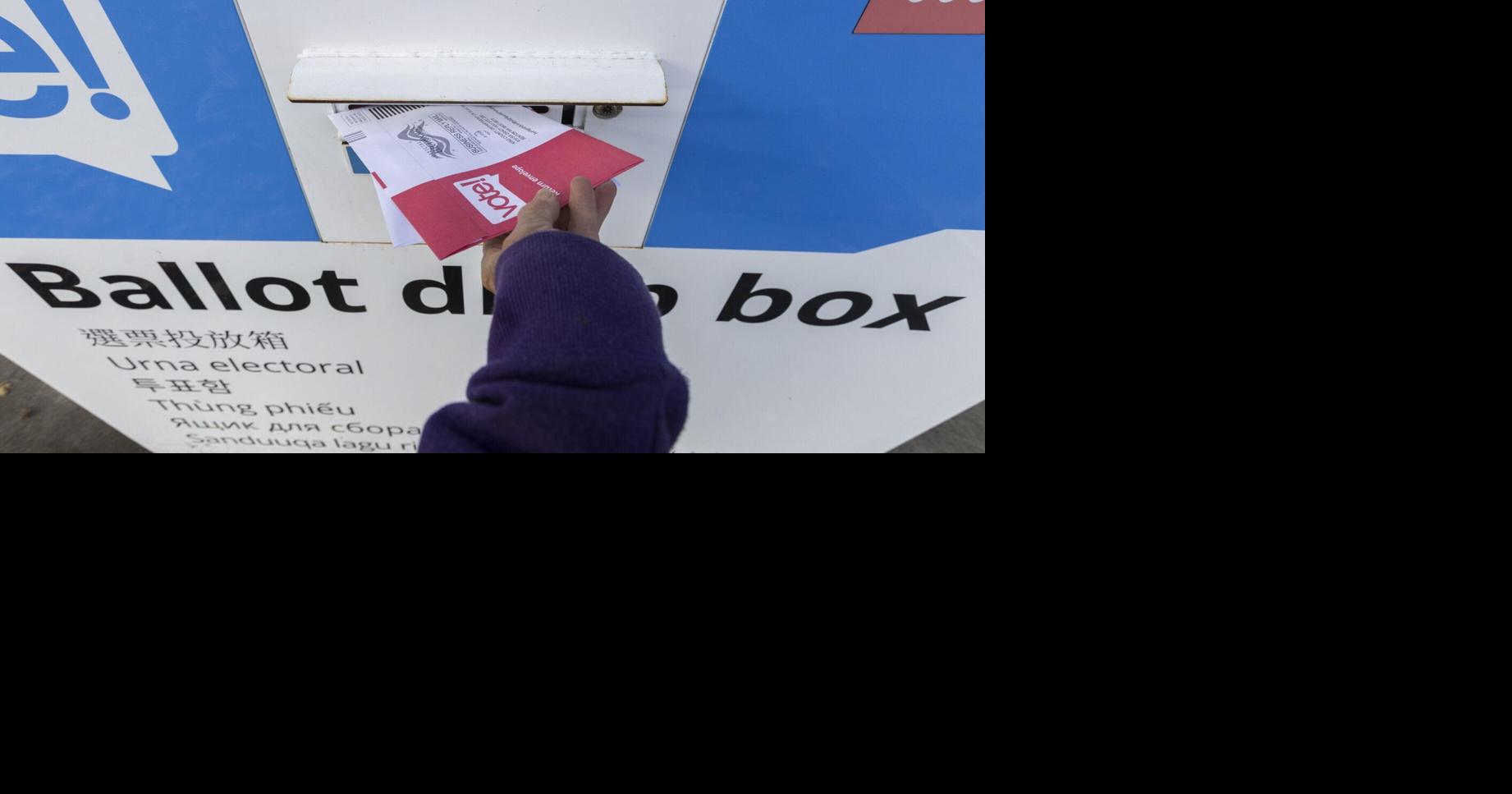 Federal judge blocks Trump mail-in voting rule challenged by WA Shauna Sowersby from The Seattle Times Aug 28, 2026 Aug 28, 2026 Updated 11 mins ago