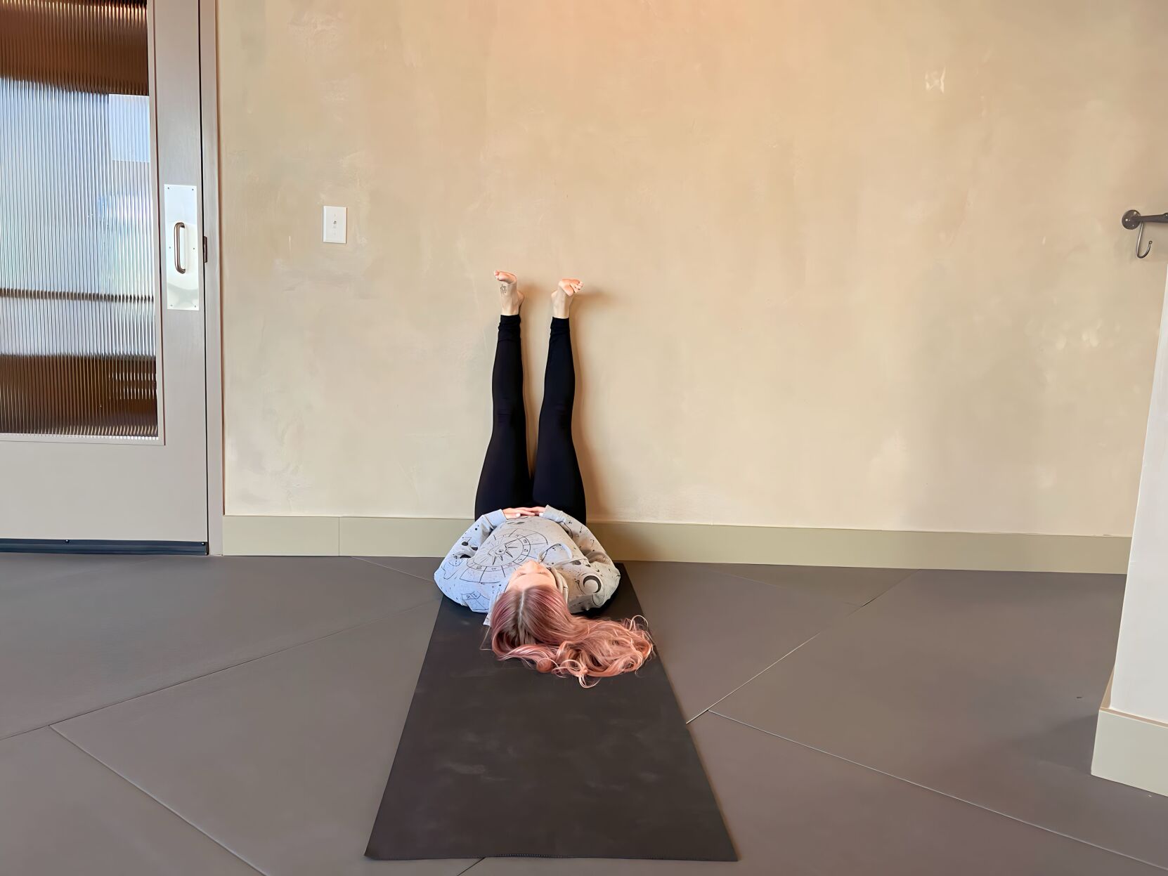 3 Wall Yoga Poses for Sleep 😴 💤 | Gallery posted by Lee | Lemon8