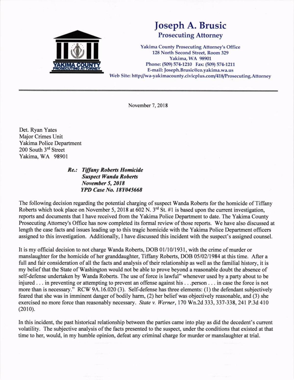 Sample Letter To Prosecutor To Drop Charges Against My Husband Prosecutor declines to file charges against grandmother accused of
