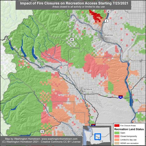 Lt Murray Wildlife Area Map Maps: Temporary Recreation Closures In Yakima, Kittitas Valleys | Local |  Yakimaherald.com