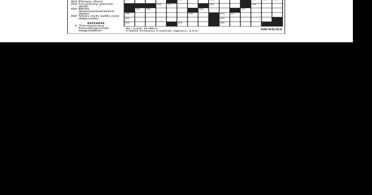 LA Times Crossword June 25, 2024 Crosswords