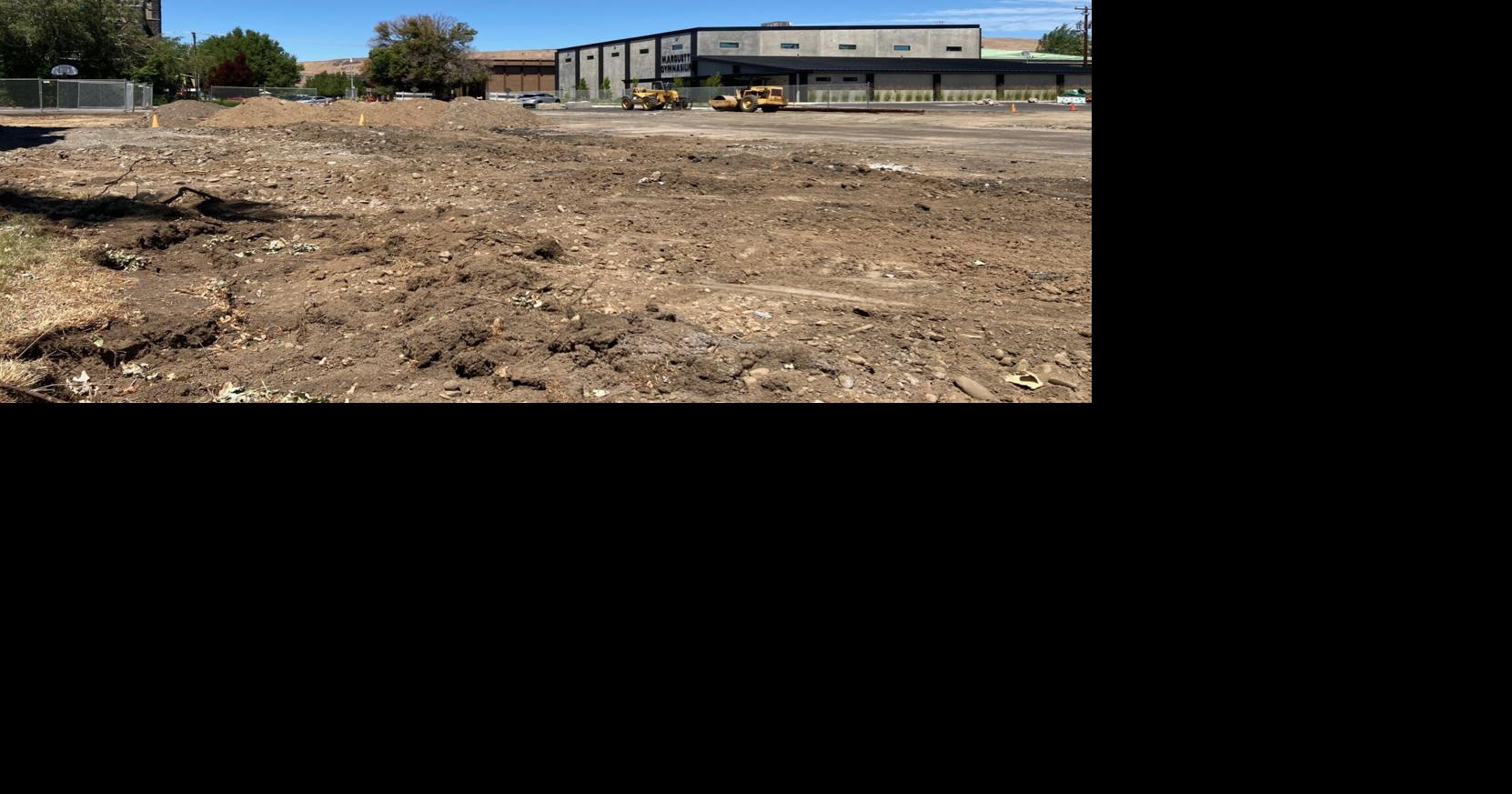 Construction of play area begins at St. Joseph Marquette School in downtown Yakima