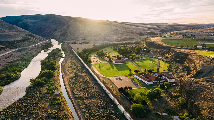 Sundown M Ranch Ariel View