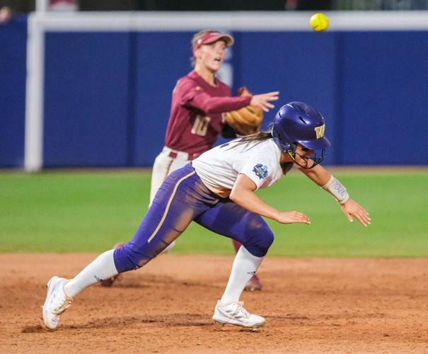 Photos UW softball in Game 2 of the WCWS UW Sports