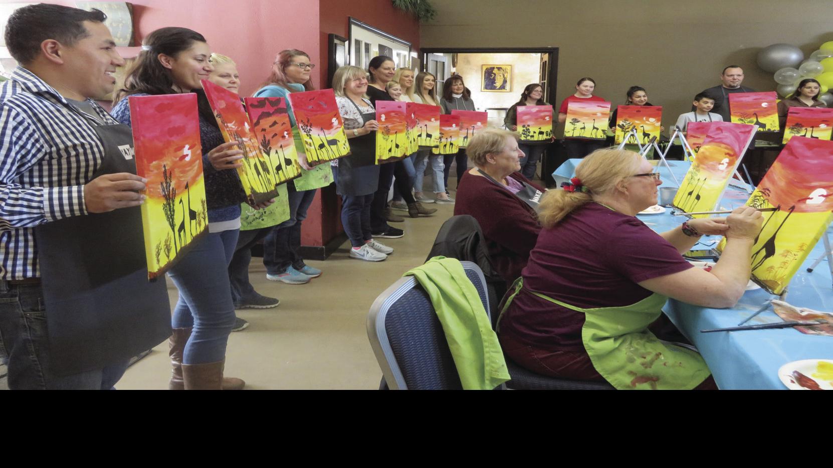 Paint Nite Where Anyone Can Be An Artist Art Yakimaherald Com
