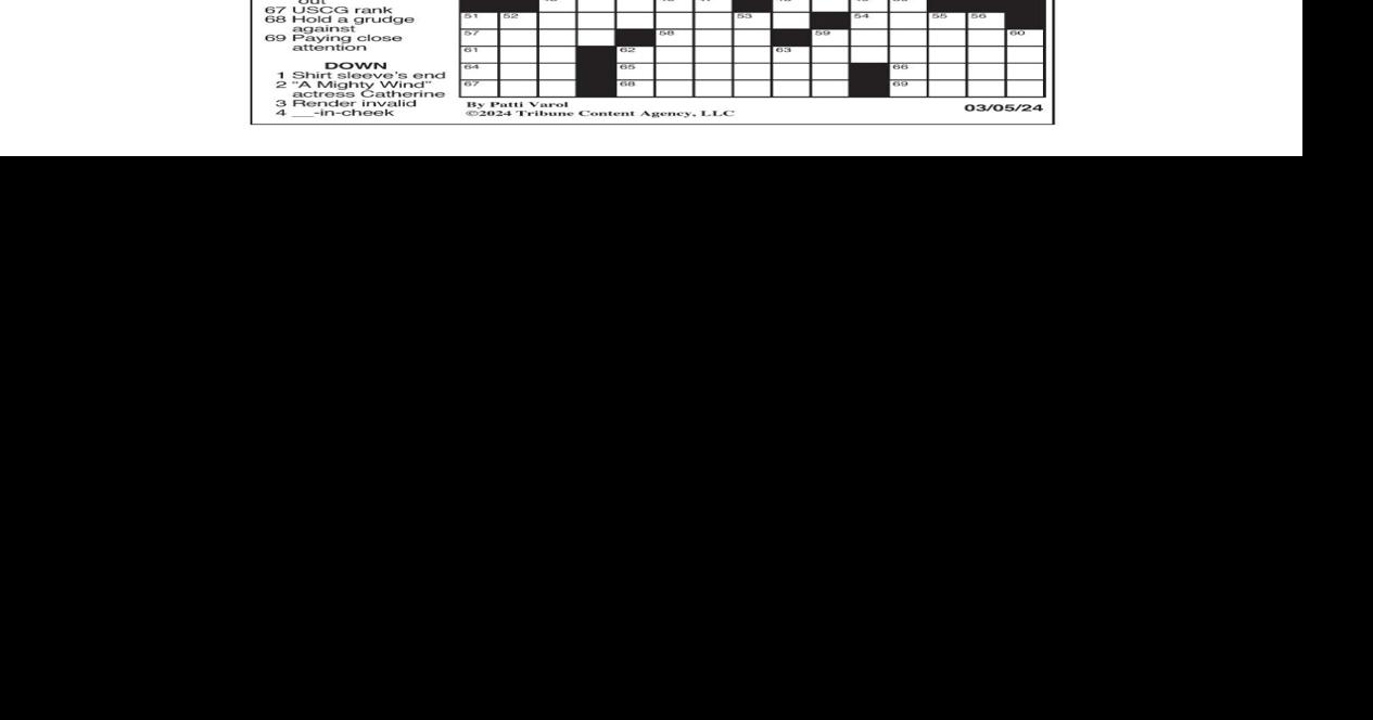 LA Times Crossword March 5, 2024 Crosswords