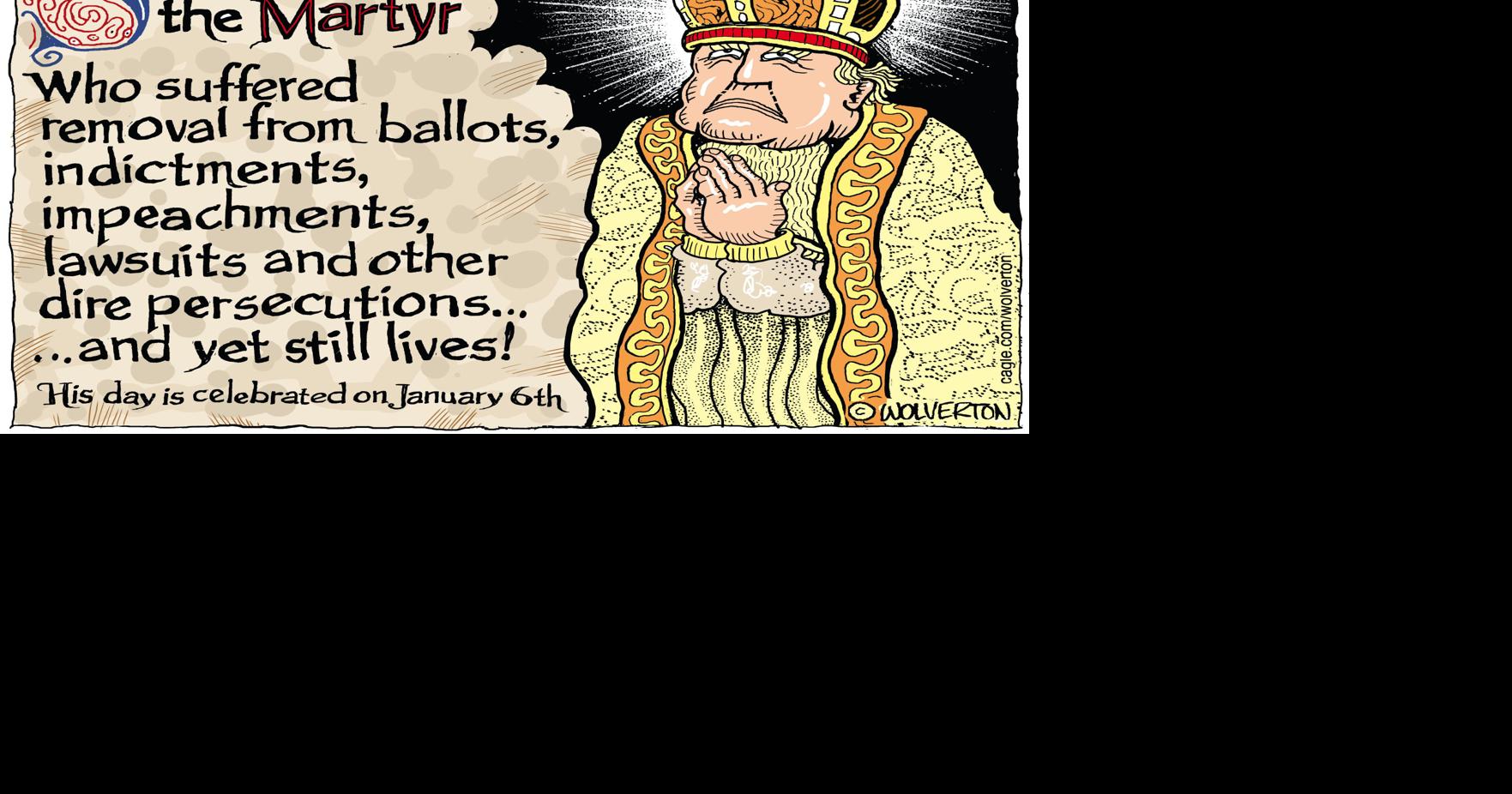 Editorial Cartoon: Monte Wolverton (Jan. 6, 2024) | Opinion ...