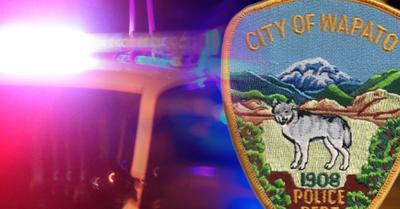 wapato police badge lights crime cops