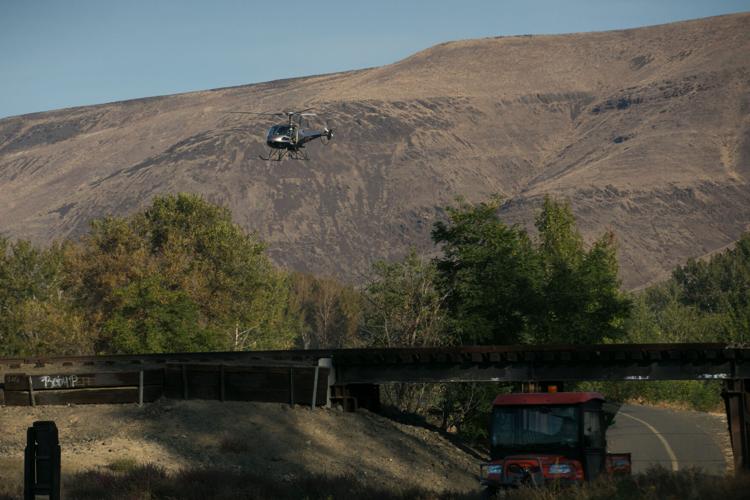 Helicopter airlifts more than 9 tons of trash from abandoned homeless