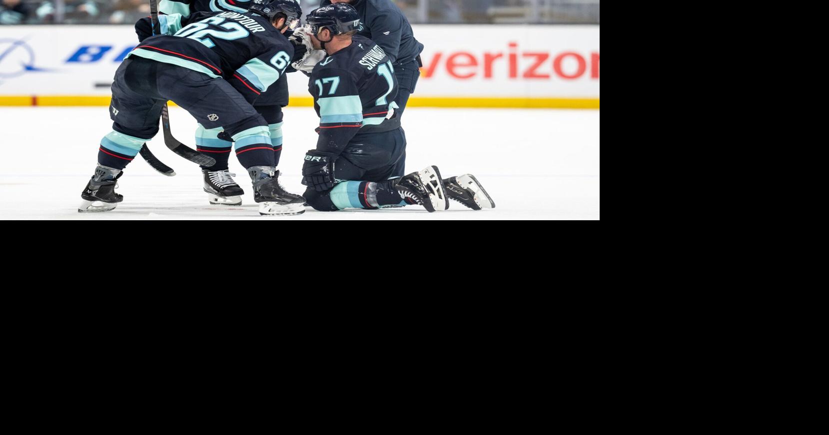 Seattle Kraken’s Jaden Schwartz ‘on road to recovery’ after scary injury