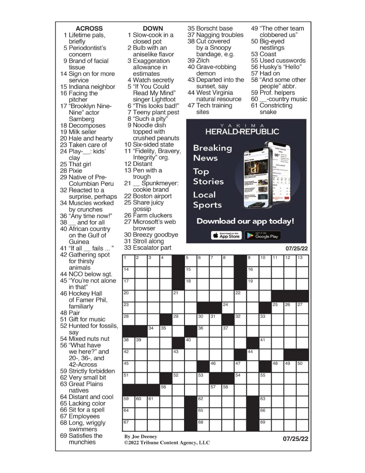 LA Times Crossword 7 May 21, Friday 